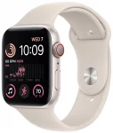 Apple Watch SE 40mm (GPS) Gold Aluminum Case with Starlight Sport Band (MKQ03)