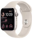 Apple Watch SE Gen 2 40mm (GPS) Starlight Aluminum Case with Starlight Sport Band (M/L) (MNT63)