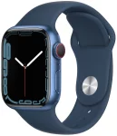 Apple Watch Series 7 45mm (GPS) Blue Aluminum Case with Abyss Blue Sport Band (MKN83)