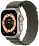 Apple Watch Ultra 49 mm (GPS+Cellular) Titanium Case Green Alpine Loop (L) (MQFP3/MQEX3/MQF93)