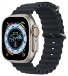 Apple Watch Ultra 49 mm (GPS+Cellular) Titanium Case Midnight Ocean Band (One Size) (MQET3/MQFK3/MQF63)