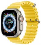 Apple Watch Ultra 49 mm (GPS+Cellular) Titanium Case Yellow Ocean Band (One Size) (MNHN3/MNH93/MNHG3)
