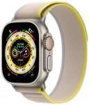 Apple Watch Ultra 49 mm (GPS+Cellular) Titanium Case Yellow/Beige Trail Loop (M/L) (MQFU3/MQFE3/MQF23)